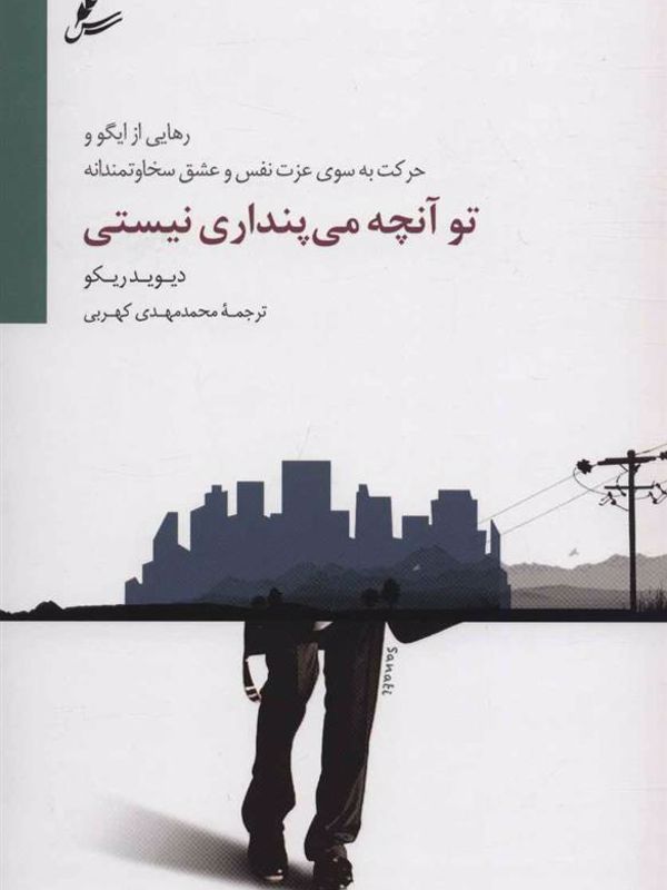 جلد کتاب تو آنچه میپنداری نیستی